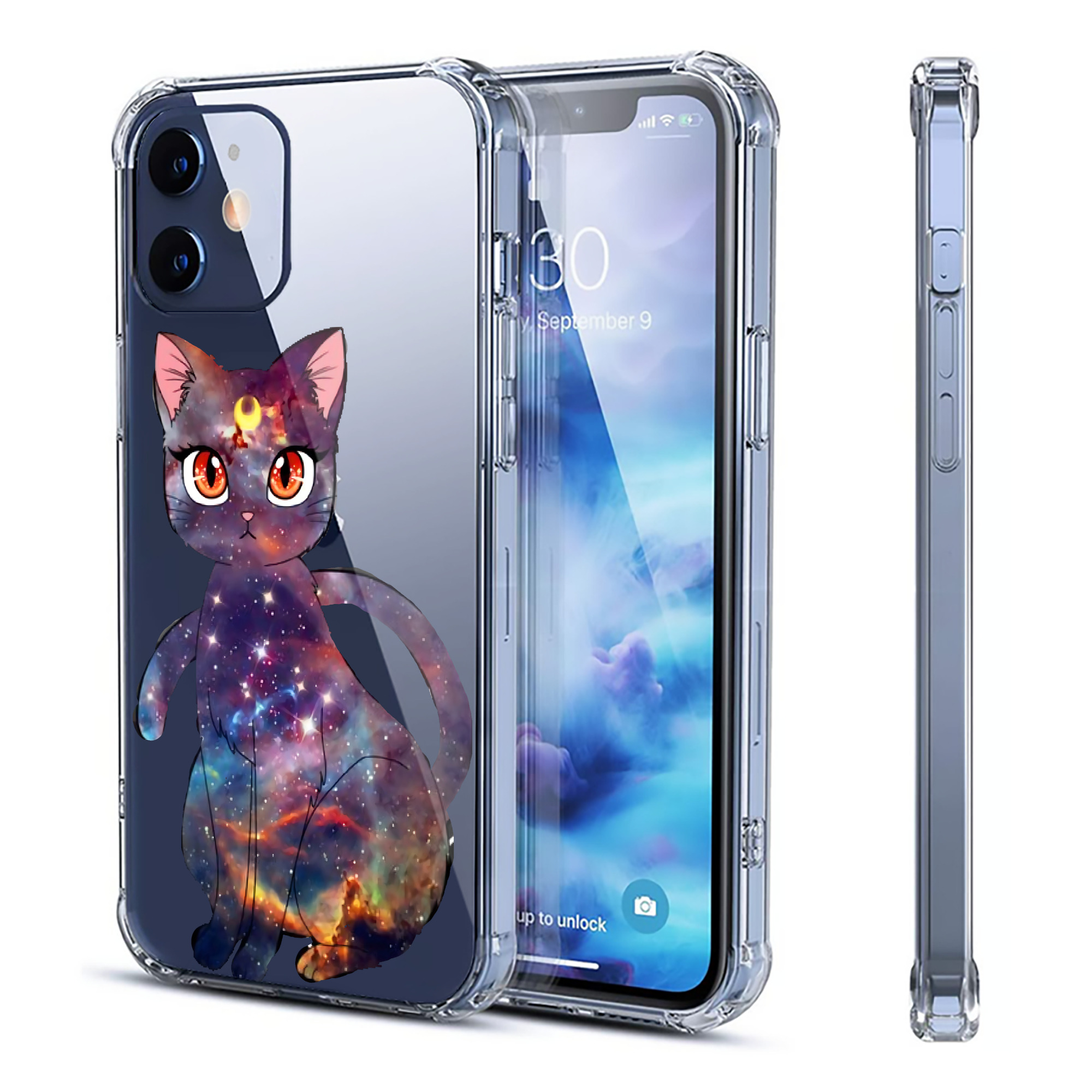 （画像用） 美少女戦士セーラームーン Sailor Moon 【iPhone 12シリーズ対応】透明スマホケース（クリアソフトケース）